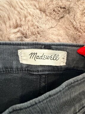 Madewell Black Stretch High Waisted Skinny Jeans